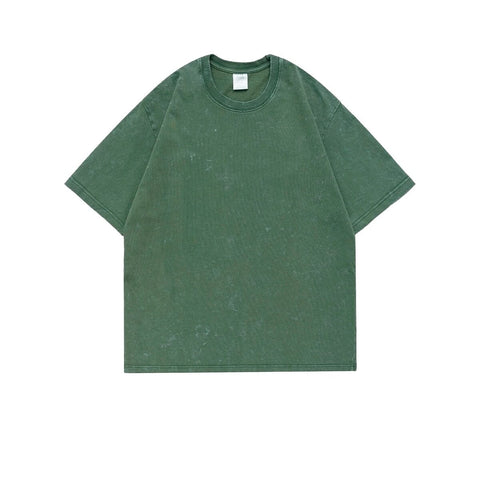 Acid-Washed Basic Oversize-T-Shirt