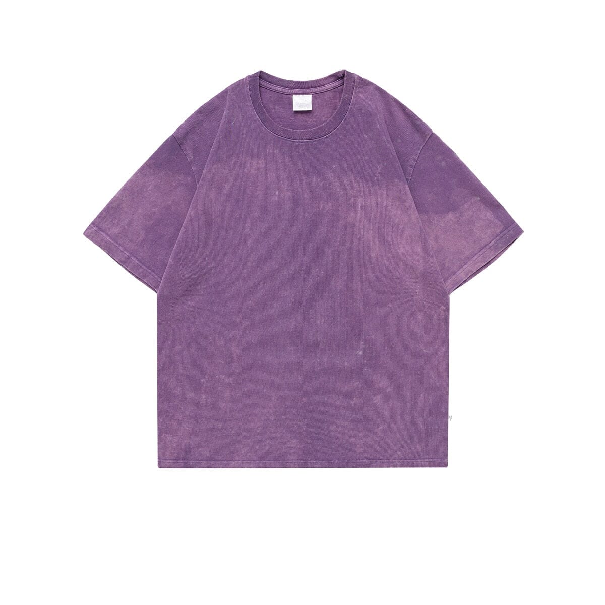 Acid Washed Basic Oversized T-Shirt