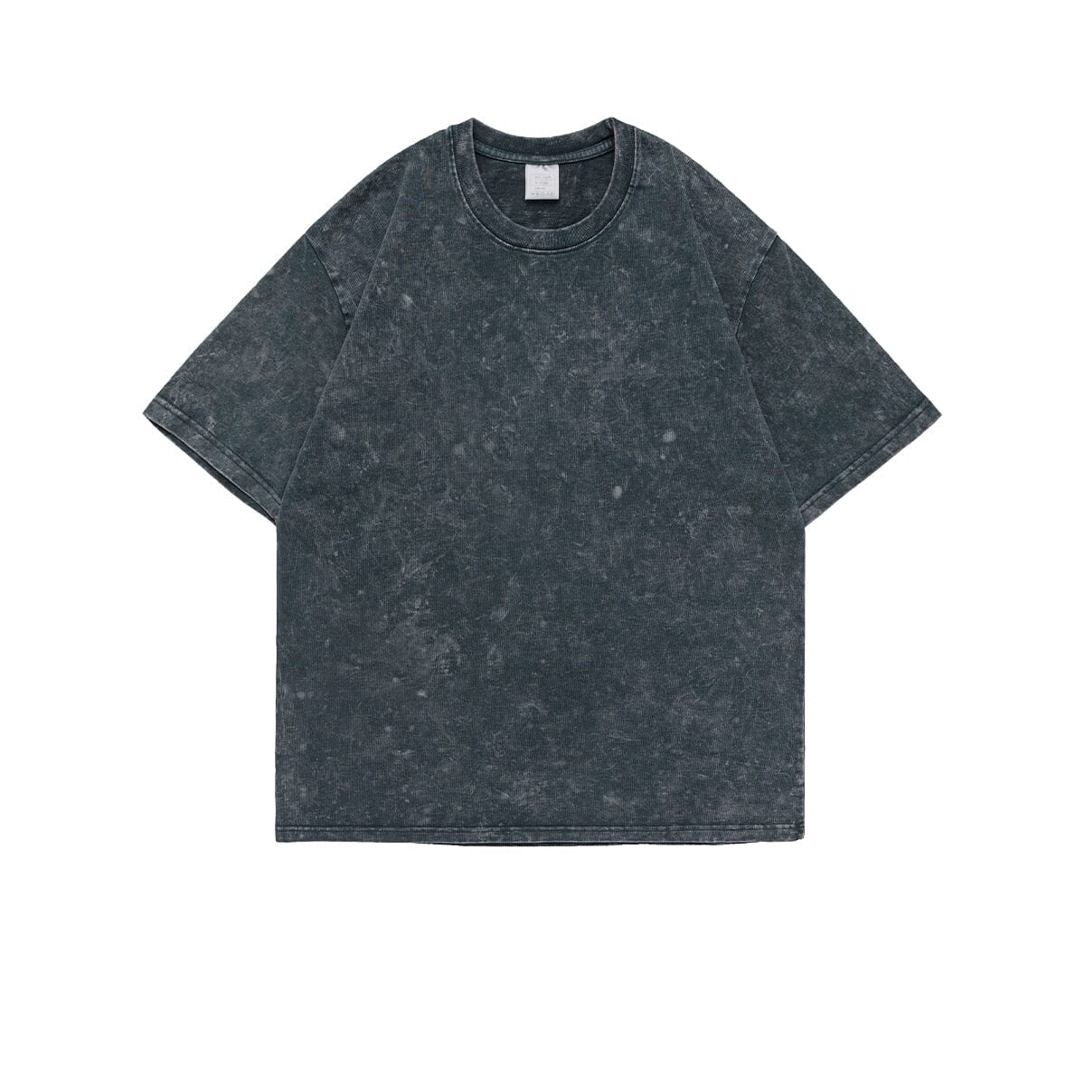 Acid Washed Basic Oversized T-Shirt