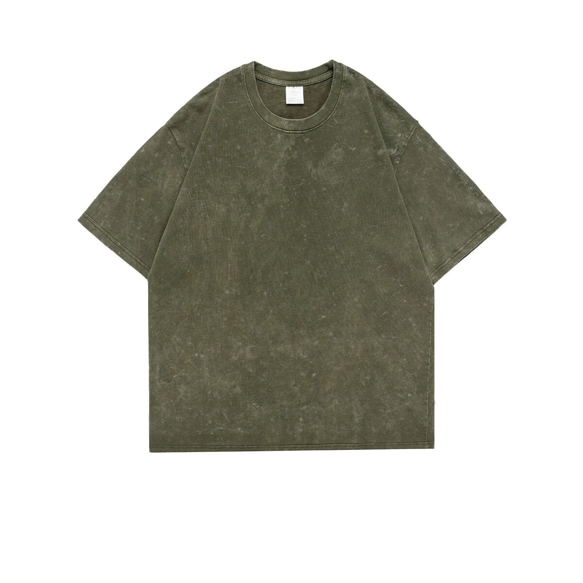 Acid Washed Basic Oversized T-Shirt