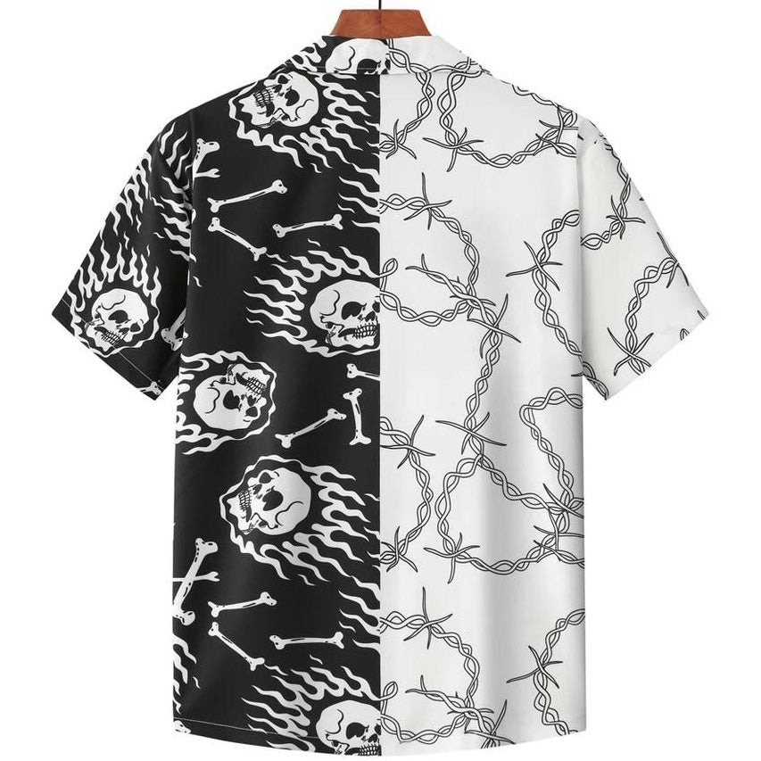 Barbed Wire x Burning Skulls Shirt