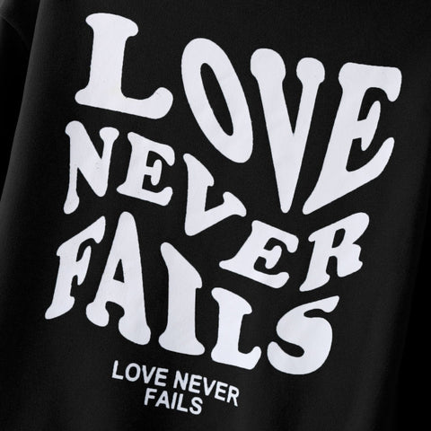 Love Never Fails Aesthetic Hoodie