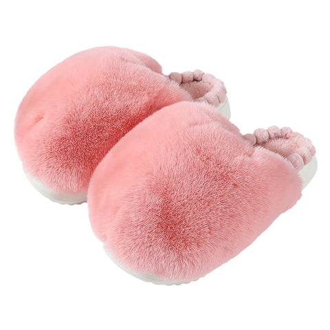 Zapatillas de peluche con forma de pelota