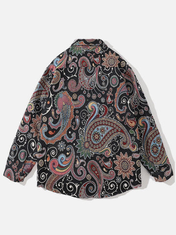 Bandana Print Long Sleeve Shirt