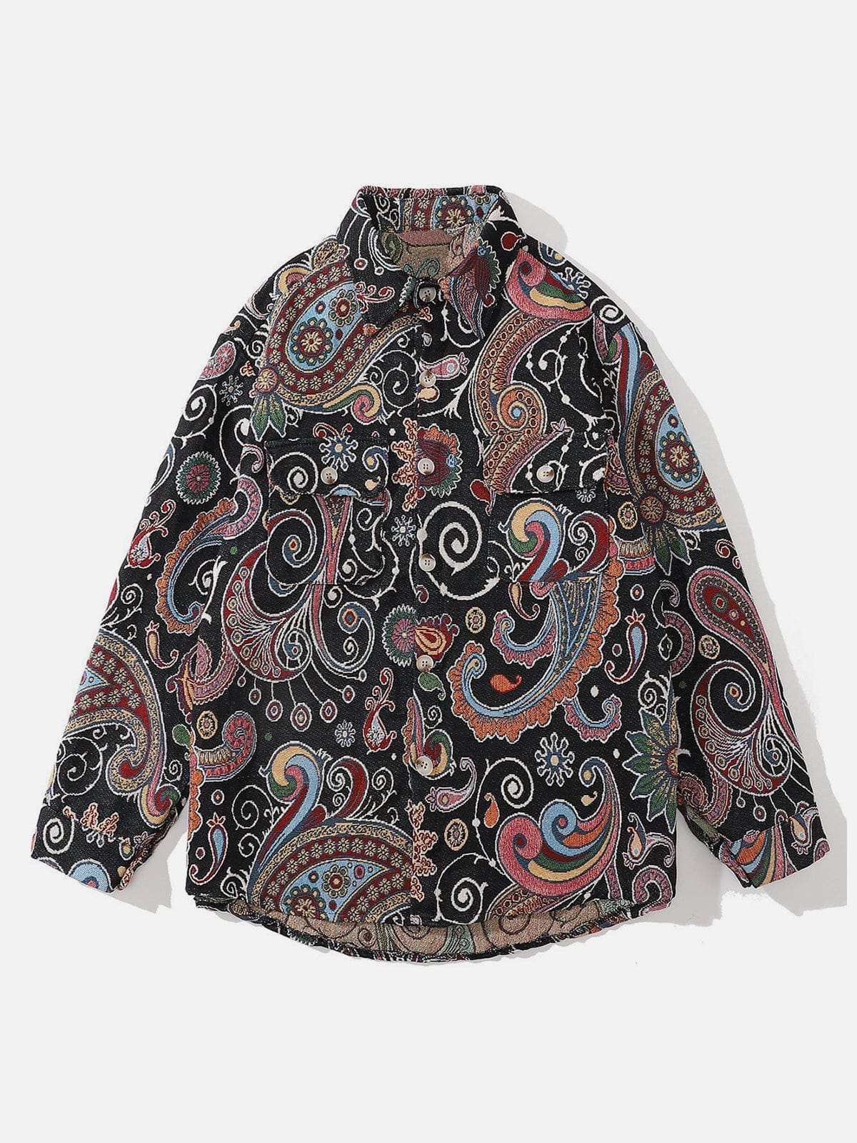 Bandana Print Long Sleeve Shirt