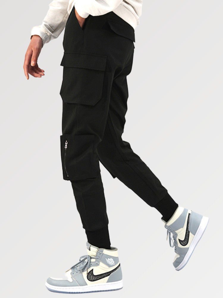 Black Streetwear Pants 'Shinshiro'