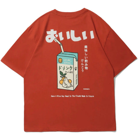 Camiseta de cartón de jugo 