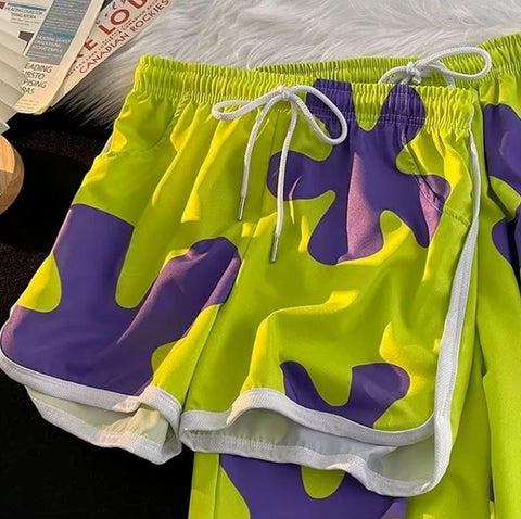 Korallenrote Sportshorts