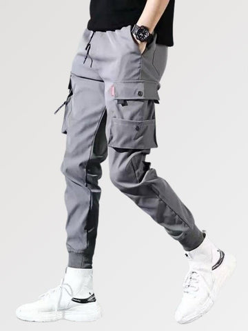 Cargohose Grau 'Military Techwear'