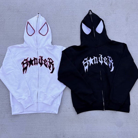 Spider Couple Streetwear Hoodie