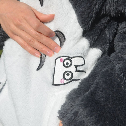 Abrigo peludo kawaii