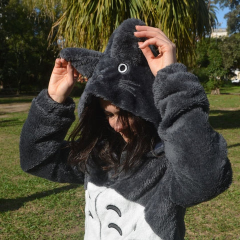 Abrigo peludo kawaii