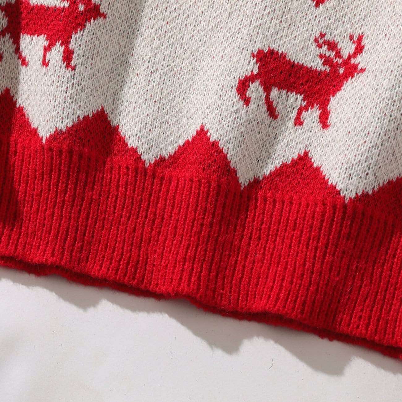 Christmas Elk Pattern Knit Sweater