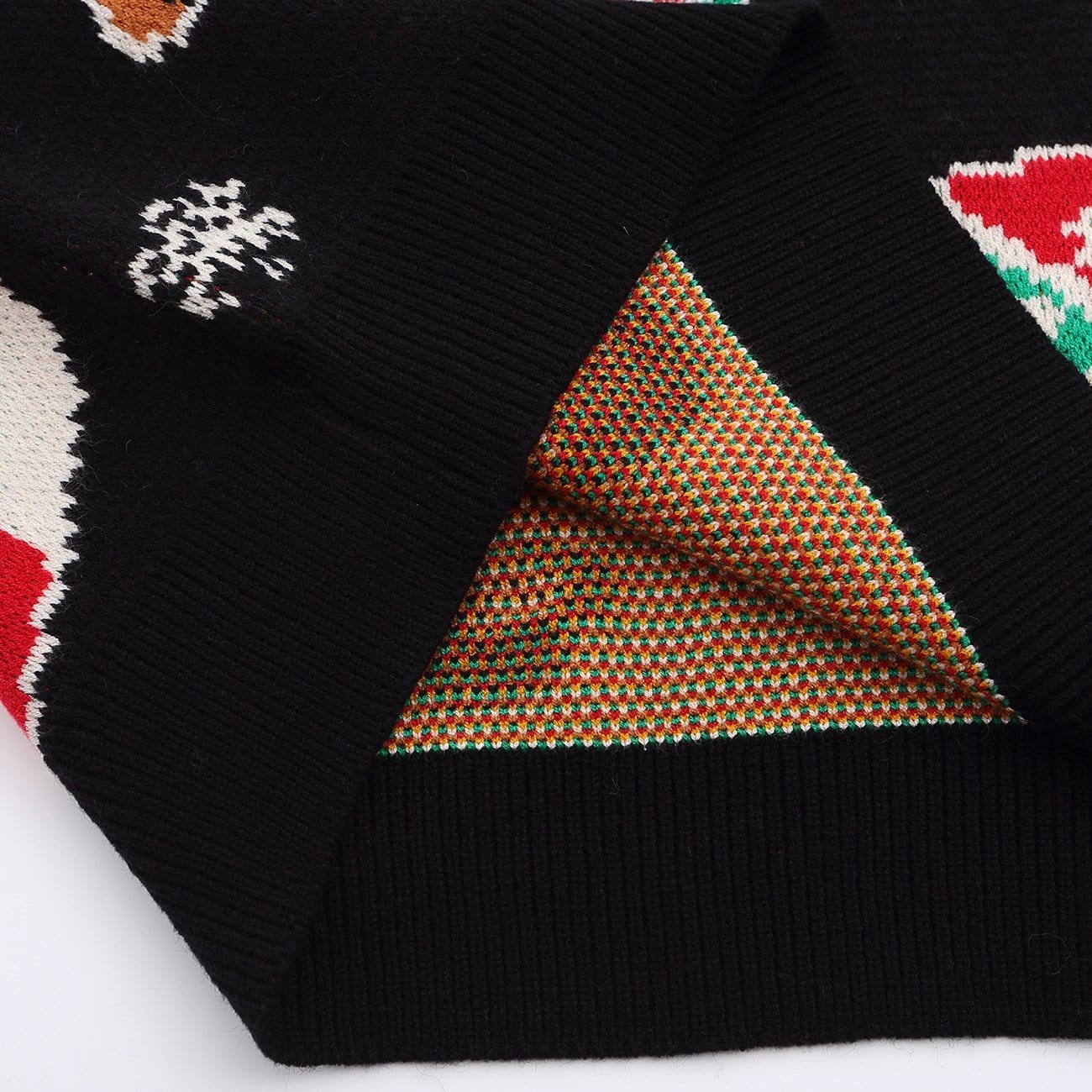 Christmas Hat Bear Knit Sweater