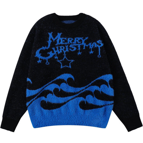 Christmas Letters Knit Sweater