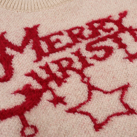 Christmas Letters Knit Sweater