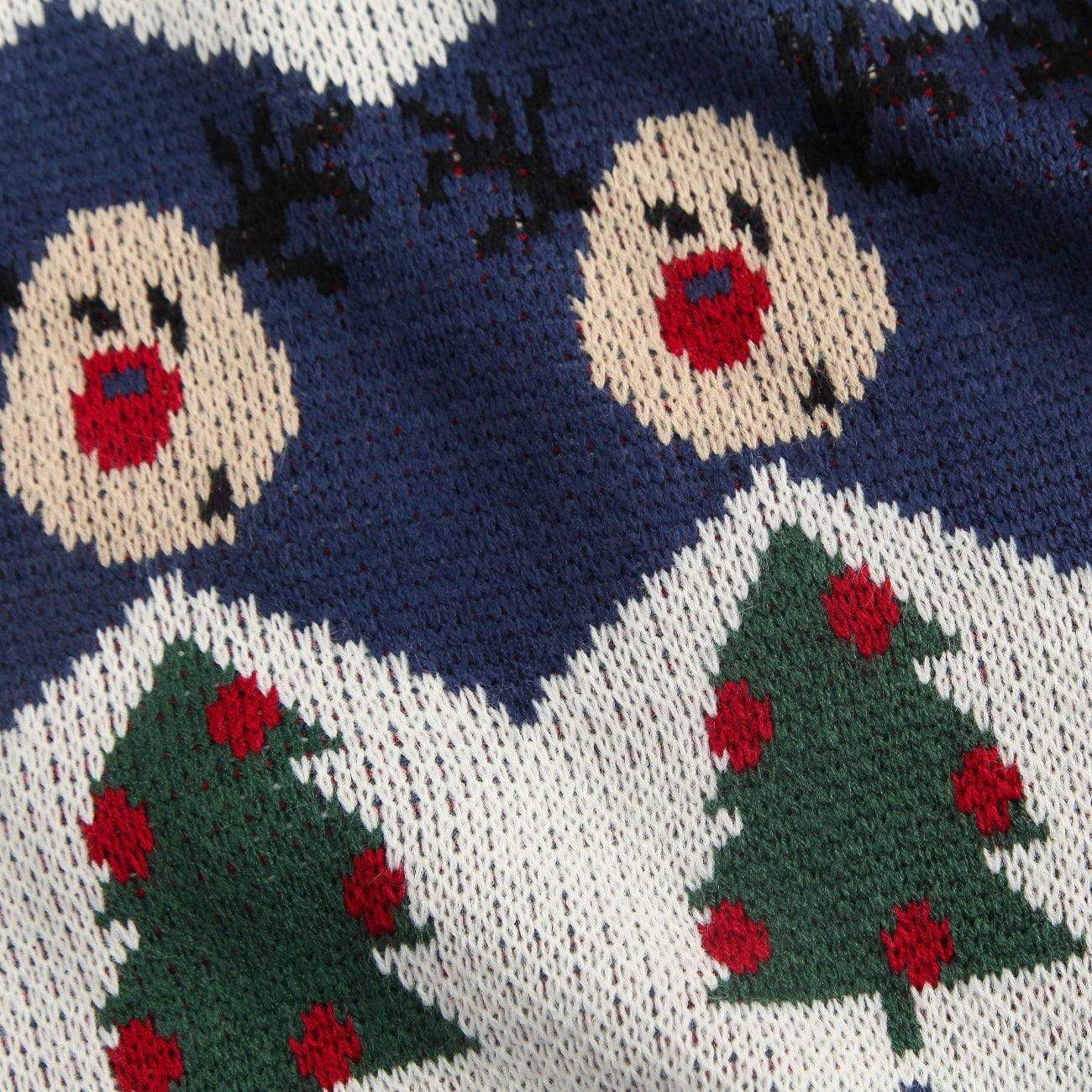 Christmas Tree Pattern Knit Sweater