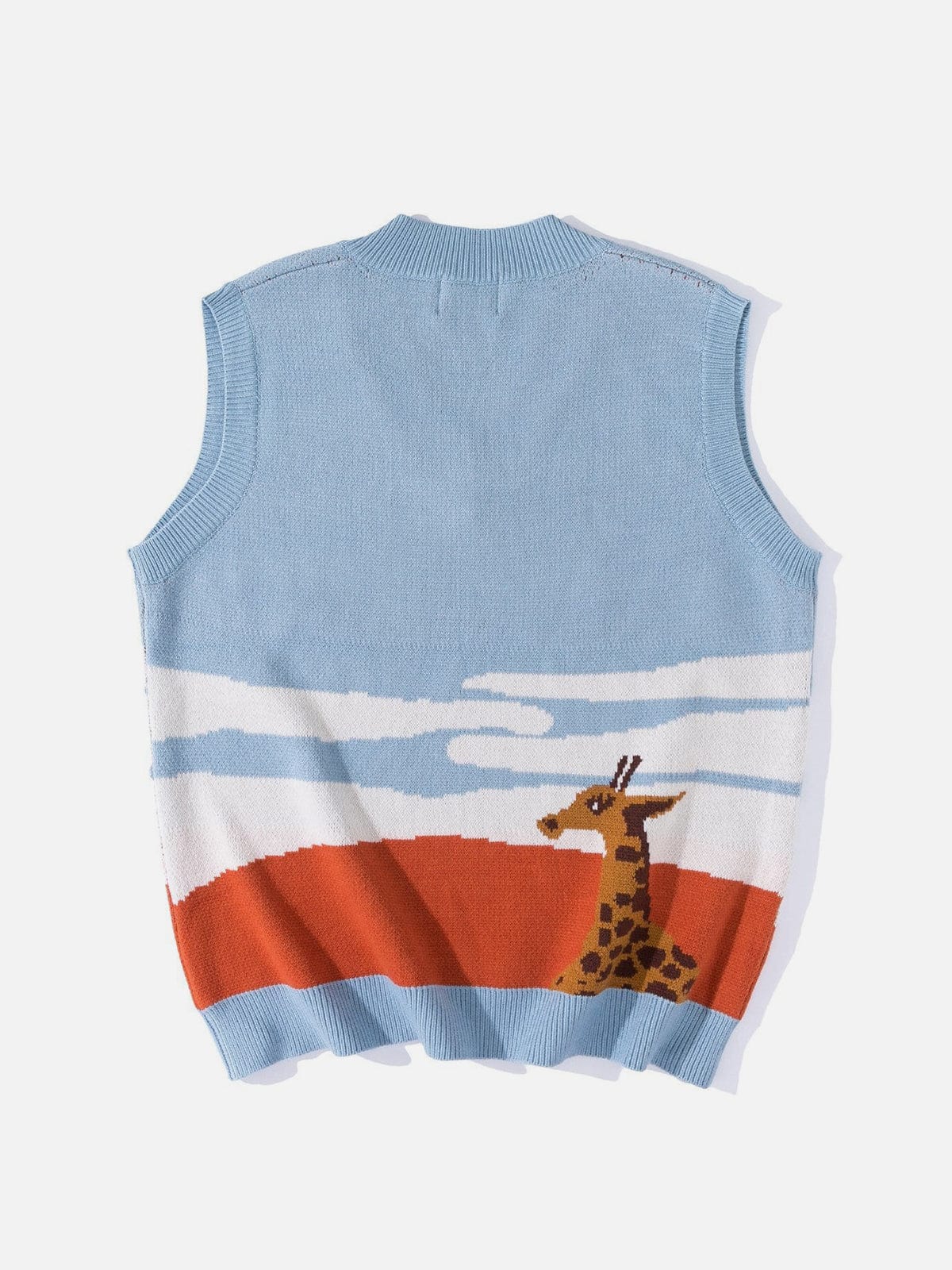 Cloud Giraffe Knit Vest