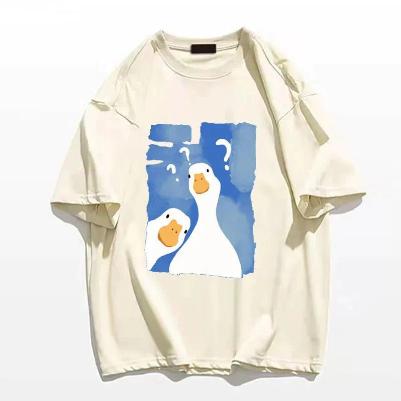 Camiseta del pato confundido