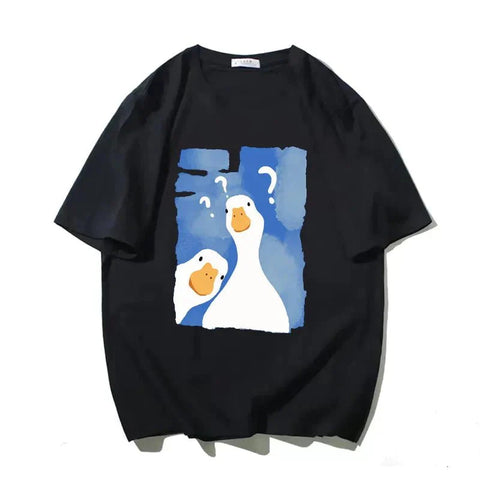 Camiseta del pato confundido