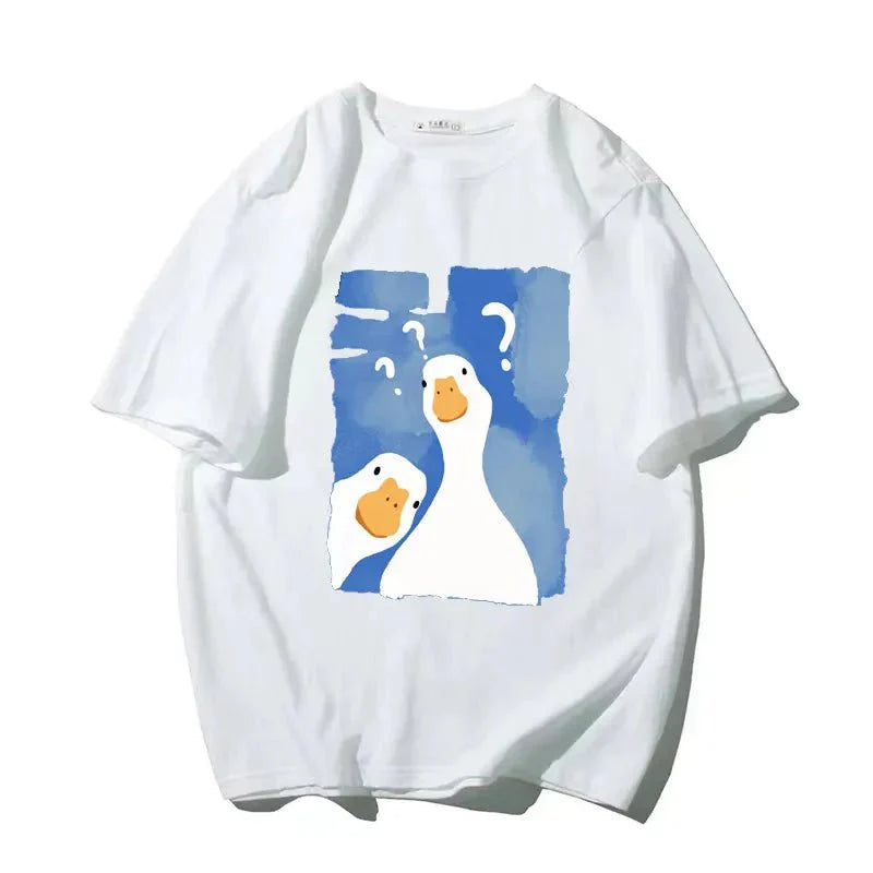 Camiseta del pato confundido