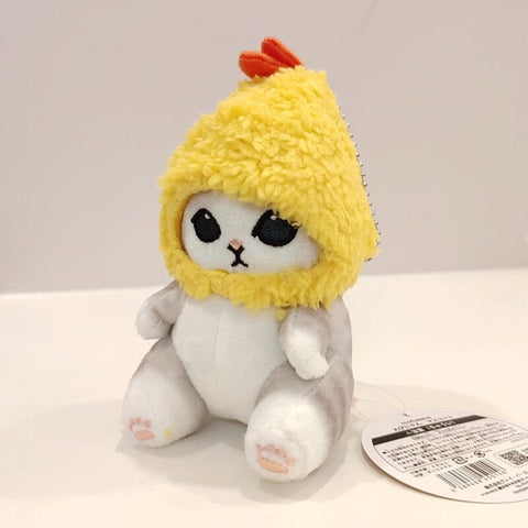 Cute Plush Shark Cat and Breaded Shrimp Cat