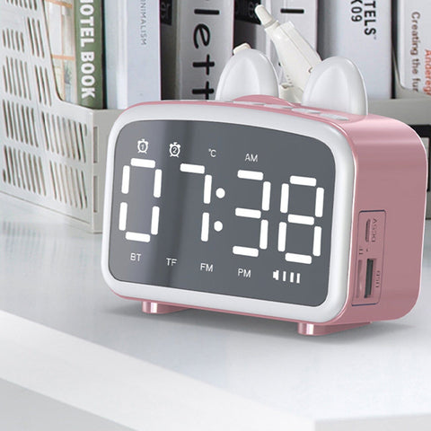 Kawaii Wireless Alarm Clock with Ears