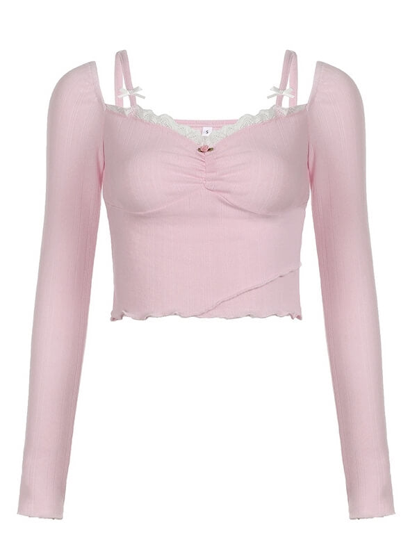 Alice angel pink top