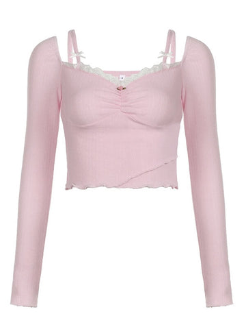 Alice angel pink top