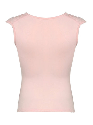 Estelle Top mit Bandrüschen