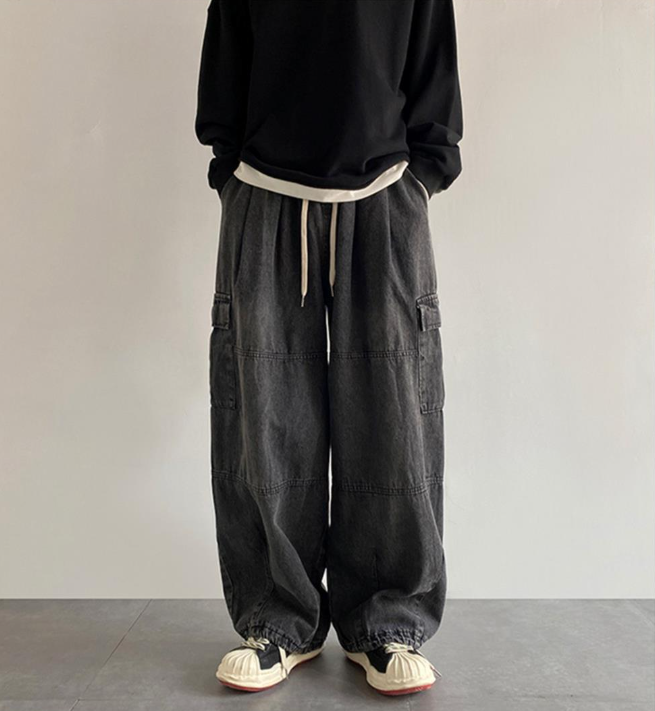 Vintage Baggy Cargo Jeans