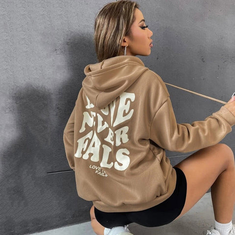 Love Never Fails Aesthetic Hoodie