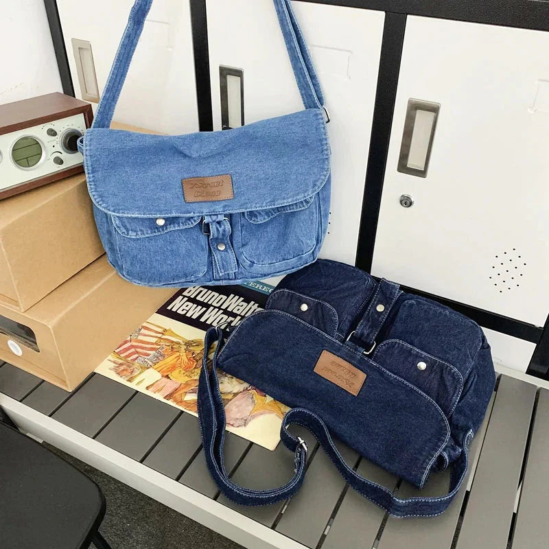 Bolso estilo jeans retro