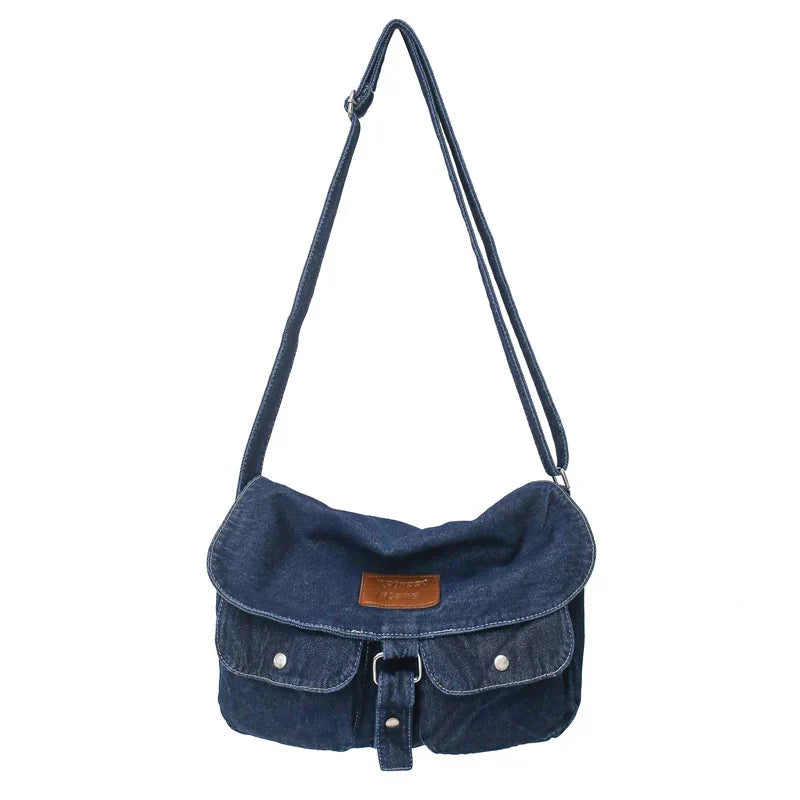 Tasche im Retro-Jeans-Stil