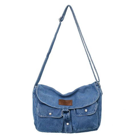 Tasche im Retro-Jeans-Stil