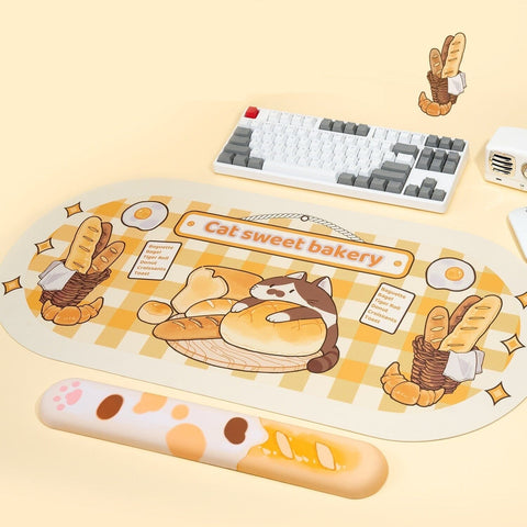 Alfombrilla de escritorio Kawaii Baker Kitty