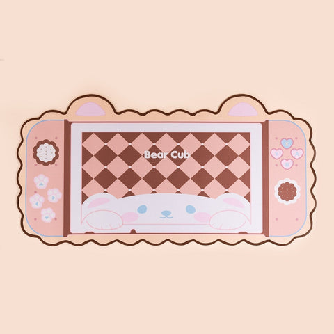 Alfombrilla de escritorio Kawaii Bear para Nintendo Switch