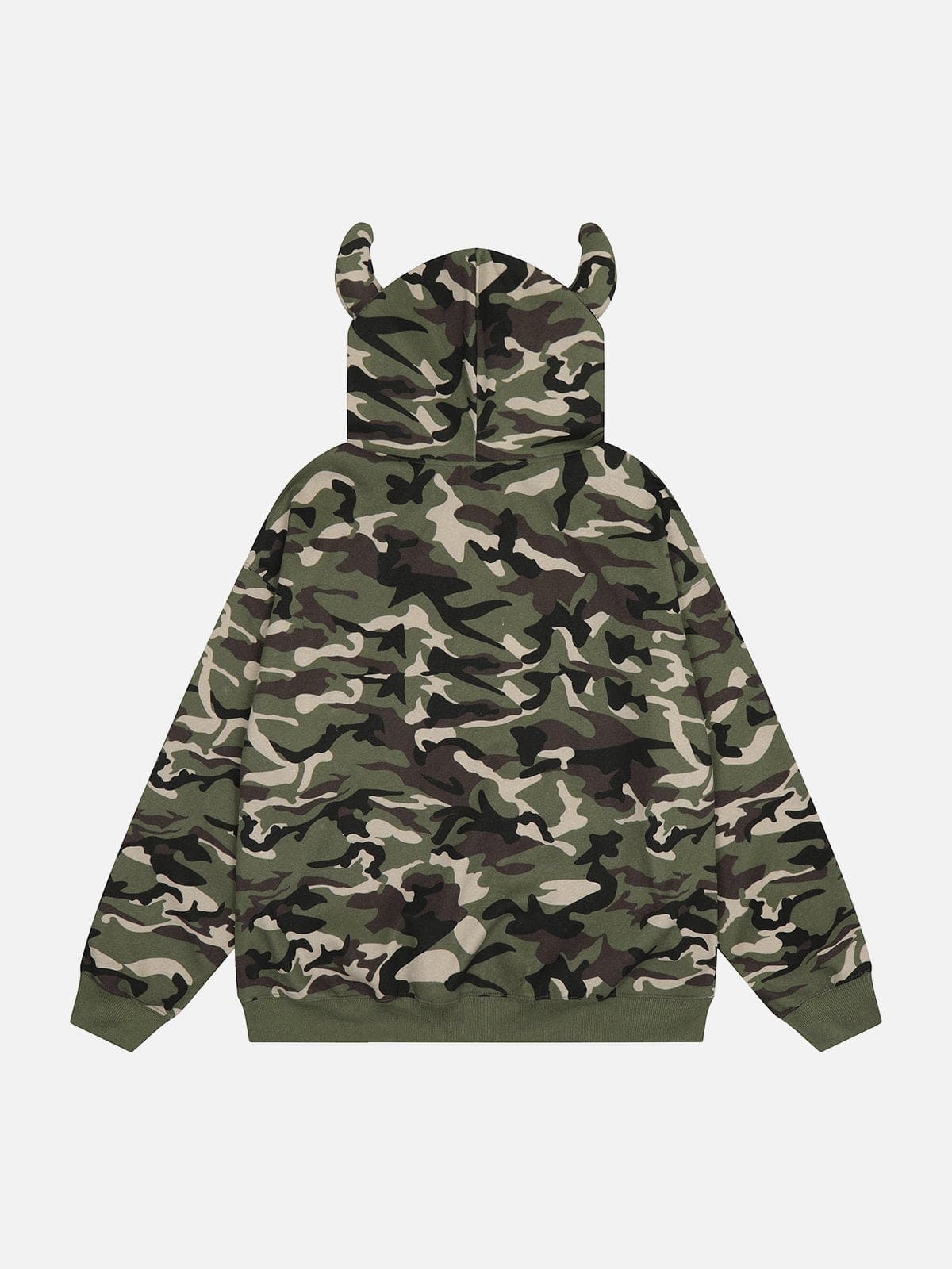 Kapuzenpullover mit Teufelshorn-Camouflage