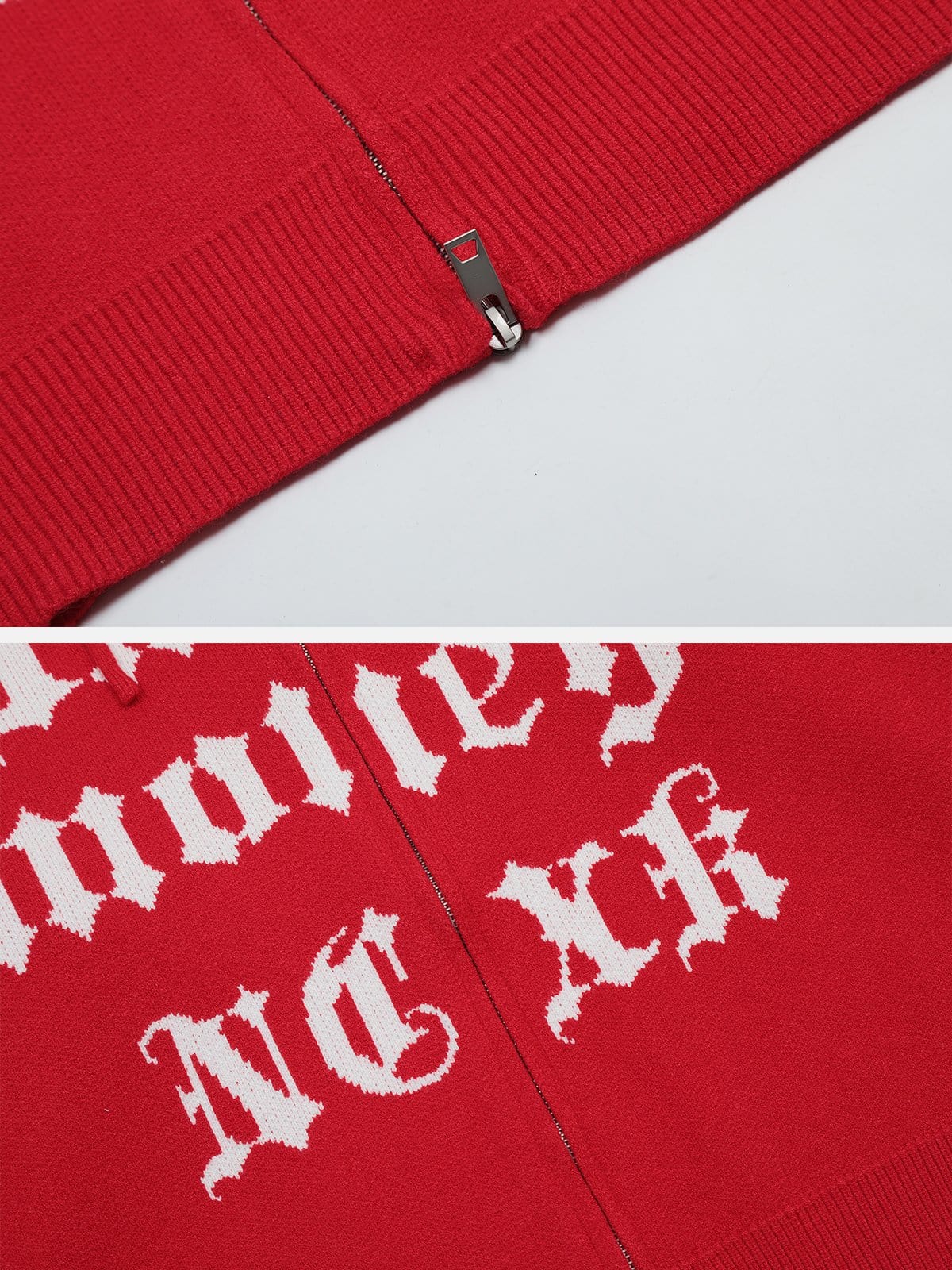 Devil Horn Knit Hoodie