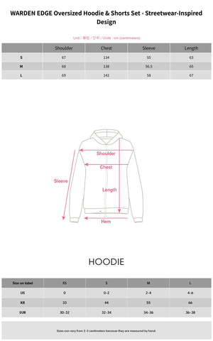 Oversized Hoodie & Shorts Set - Streetwear-Inspired Design