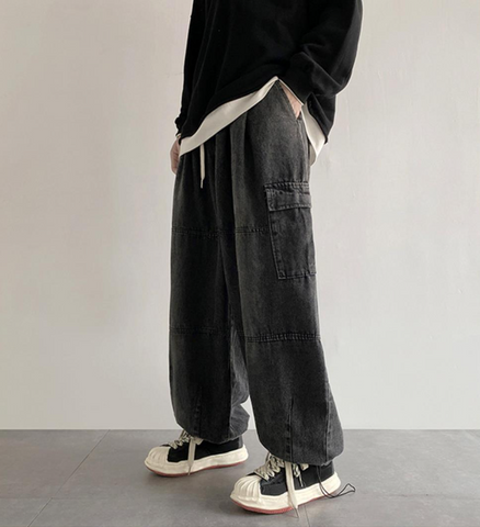 Vintage Baggy Cargo Jeans
