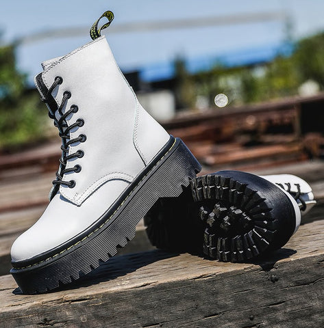 Chunky Platform Combat Boots