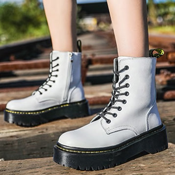 Chunky Platform Combat Boots