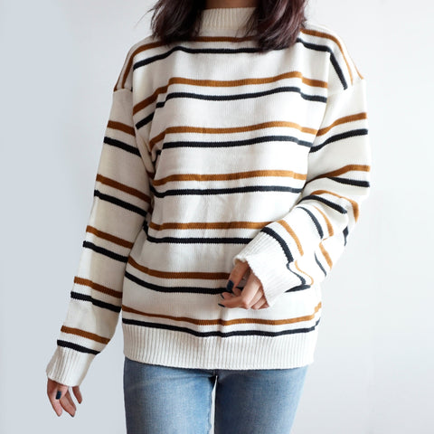 School Stripe Sweater