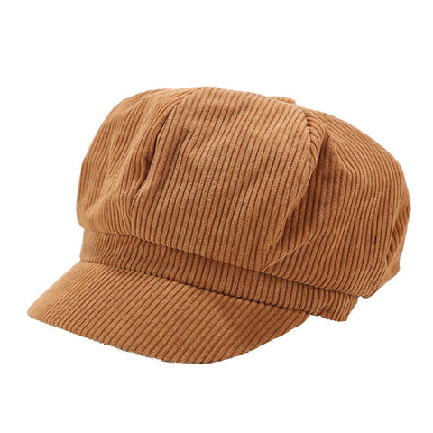 Corduroy Baker Boy Cap