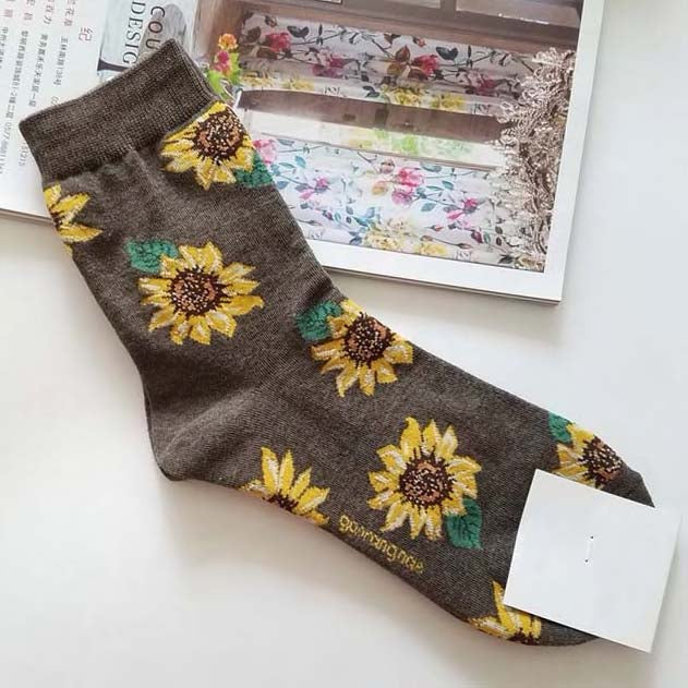 Sonnenblumensocken