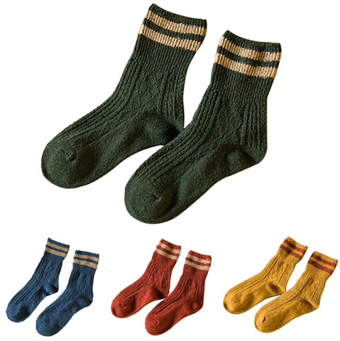 Double Stripe Knitted Socks