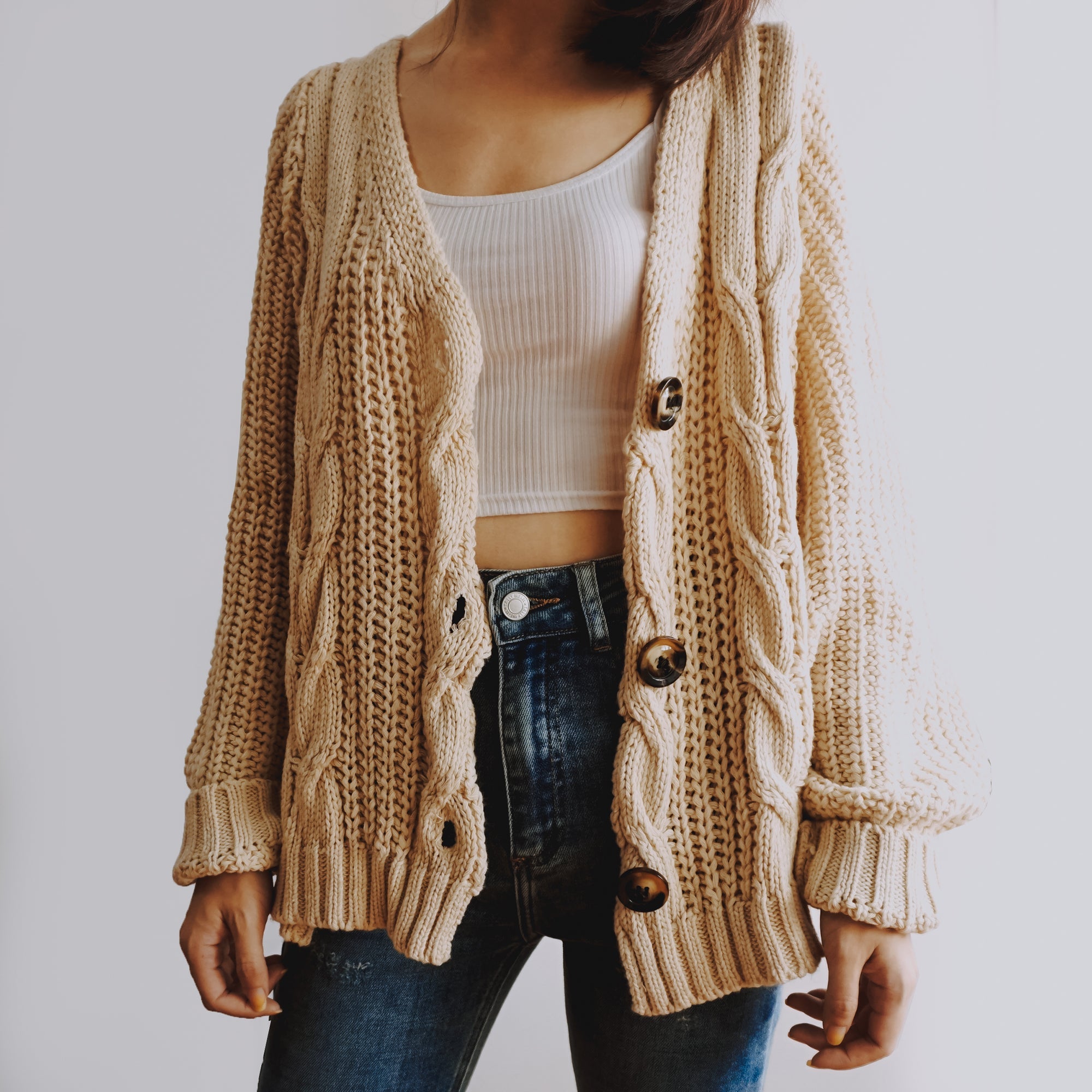 Cable Knit Cardigan