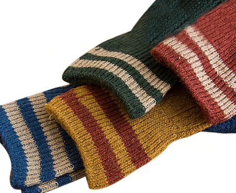 Double Stripe Knitted Socks