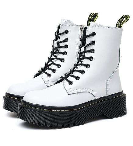 Chunky Platform Combat Boots